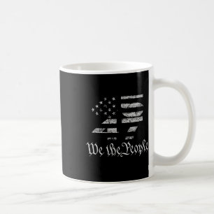 Trump 45-47 Flag 2024 Präsidentschaftswahl Kaffeetasse