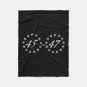 Trump 45 47 fleecedecke