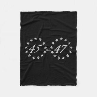 Trump 45 47 fleecedecke