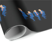 Trump 45 47 Funny Dance Dancing USA Präsident Geschenkpapier (Rolleneckpunkt)