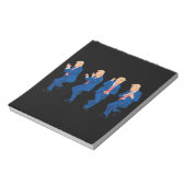 Trump 45 47 Funny Dance Dancing USA Präsident Notizblock (Rotiert)