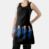 Trump 45 47 Funny Dance Dancing USA Präsident Schürze (InSitu)