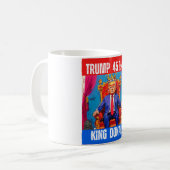 TRUMP 45 & 47 - KING DONALD KAFFEETASSE (Vorderseite Links)