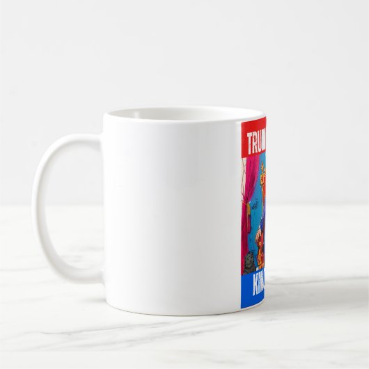 TRUMP 45 & 47 - KING DONALD KAFFEETASSE (Links)