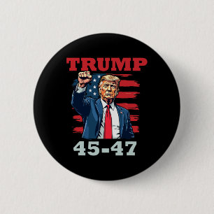 Trump 45-47 kühne Präsidentschaftsgestaltung für T Button