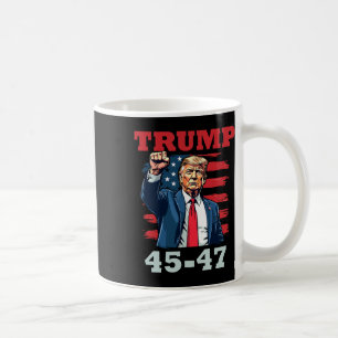 Trump 45-47 kühne Präsidentschaftsgestaltung für T Kaffeetasse