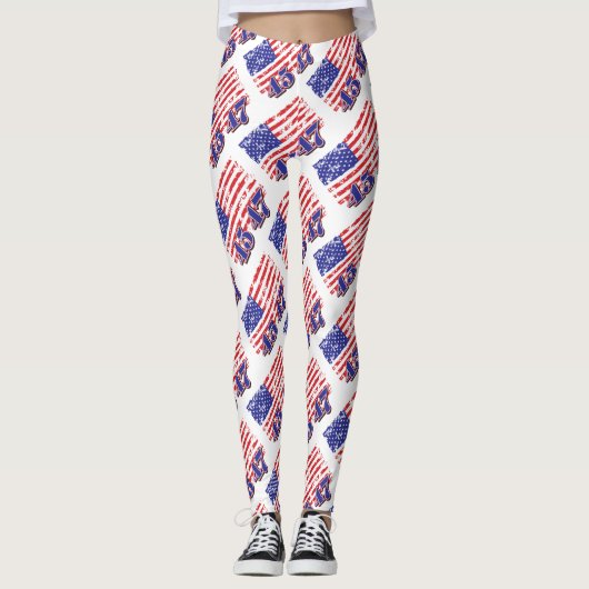 Trump 45 47 leggings (Vorderseite)