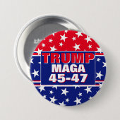 TRUMP 45-47 MAGA BUTTON (Vorne & Hinten)