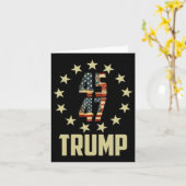 Trump 45 47 Mega Potus Karte (Gelbe Blume)