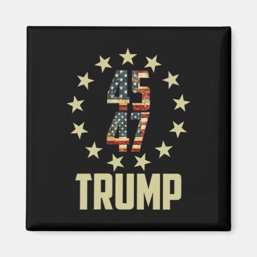 Trump 45 47 Mega Potus Magnet (Vorne)