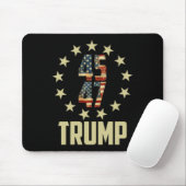 Trump 45 47 Mega Potus Mousepad (Mit Mouse)