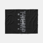 Trump 45-47 Mega US Flag 2024 Präsidentschaftswahl Fleecedecke (Vorderseite (Horizontal))