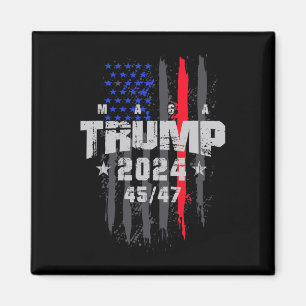 Trump 45-47 Mega US Flag 2024 Präsidentschaftswahl Magnet