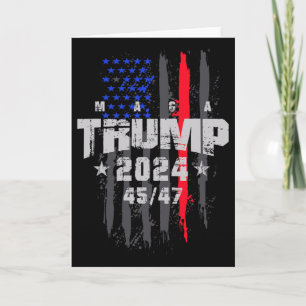 Trump 45-47 Mega US-Flagge 2025 Präsidentschaftswa Karte