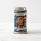 TRUMP 45 47 Patriot-Tasse Bierglas (Mittel)