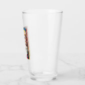 Trump 45 47 Pop Art Portrait Glas (Links)