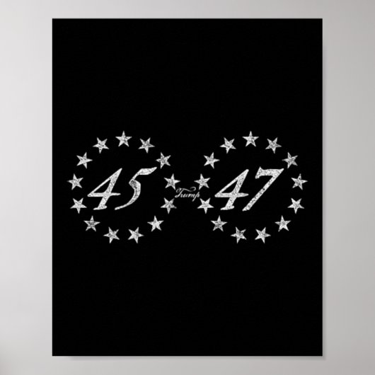 Trump 45 47 poster (Vorne)