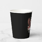 Trump 45. 47. Präsident Flag 2025 Adler Amerika Pappbecher (Rechts)