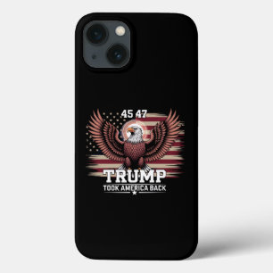 Trump 45. 47. Präsidentenflagge 2025 Adler Amerika Case-Mate iPhone Hülle