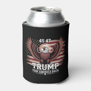 Trump 45. 47. Präsidentenflagge 2025 Adler Amerika Dosenkühler