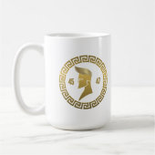 Trump 45-47 Spartan Combover Kaffeetasse (Links)
