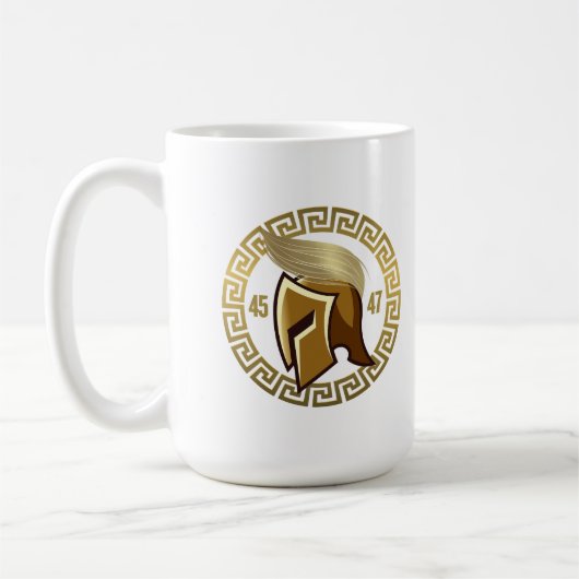 Trump 45-47 Spartan Kaffeetasse (Links)