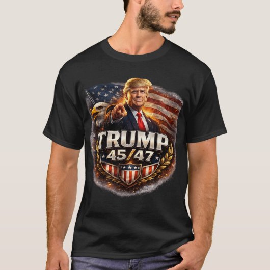 Trump 45/47 T-Shirt (Vorderseite)