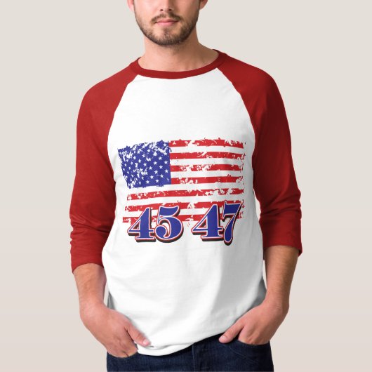 Trump 45 47 T-Shirt (Vorderseite)