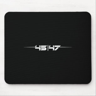 Trump 45 47 Trump Retro Futuristisch Mousepad
