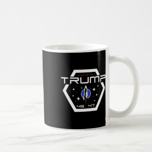 Trump 45 47 Trump Retro Futuristisches Design Kaffeetasse
