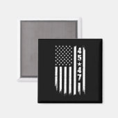 Trump 45 47 US-Flagge Magnet (Vorderseite/Rückseite)