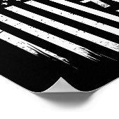 Trump 45 47 US-Flagge Poster (Ecke)