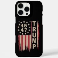 Trump 45 47 Vintag Retro America Flag