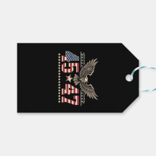 Trump 45 47 Vintage Amerikanische USA Adler Flagge Geschenkanhänger