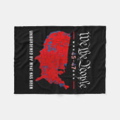 Trump 45 47 Wahlplan ohne Belastung durch das, was Fleecedecke (Vorderseite (Horizontal))