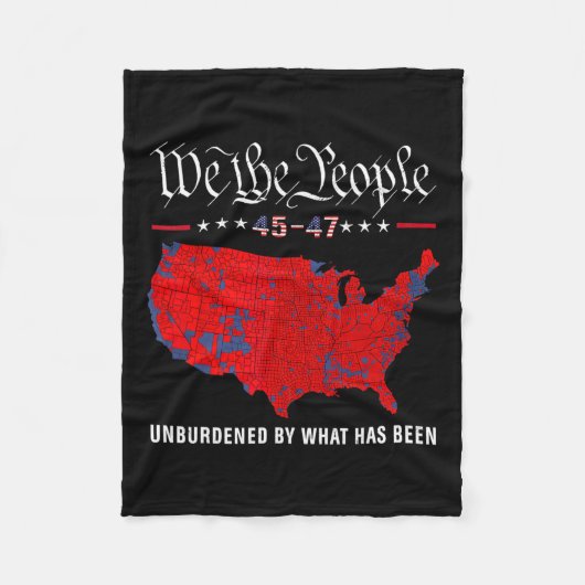 Trump 45 47 Wahlplan ohne Belastung durch das, was Fleecedecke (Vorderseite)