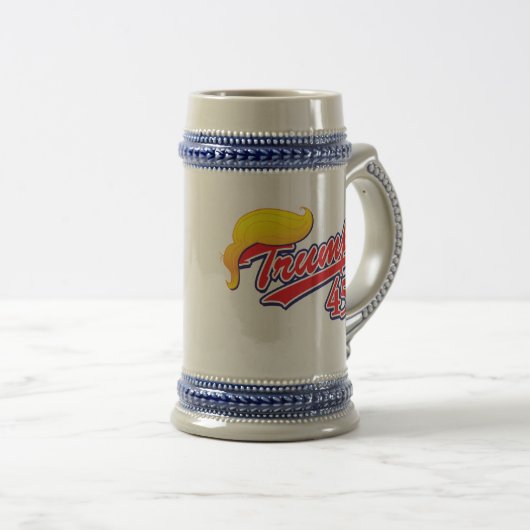Trump 45 bierglas (VorderseiteRechts)