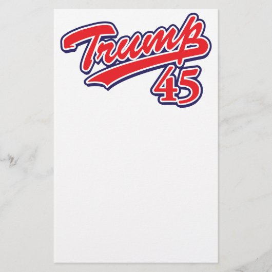 Trump 45! briefpapier (Vorderseite)