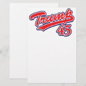 Trump 45! briefpapier (Vorne/Hinten)