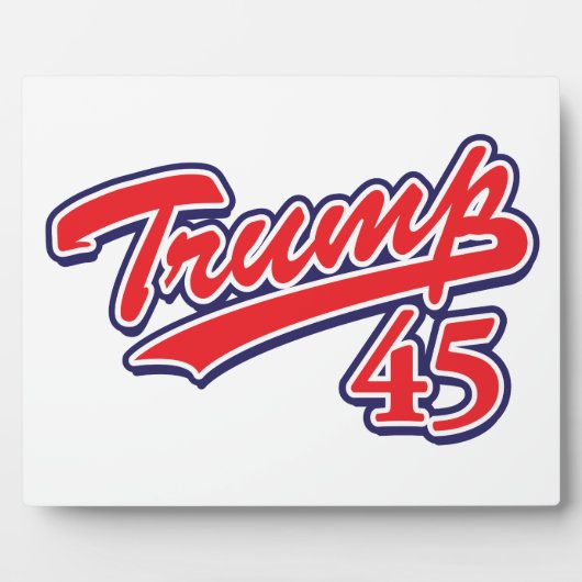 Trump 45! fotoplatte (Vorderseite)