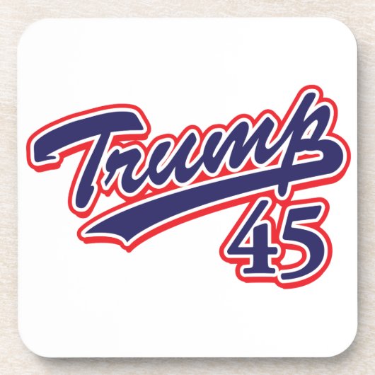 Trump 45! getränkeuntersetzer (Vorderseite)
