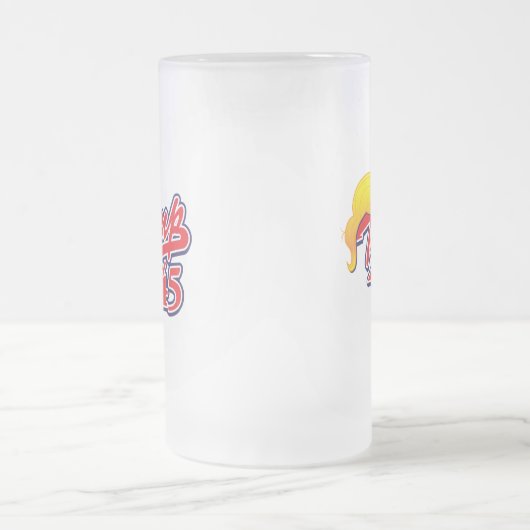 Trump 45 mattglas bierglas (Mittel)