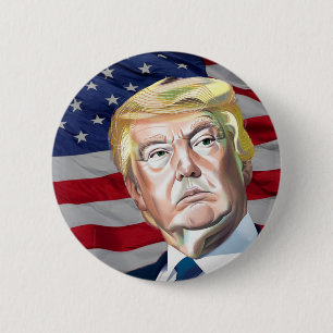 Trump 45. Präsident der USA - Geschenk Button