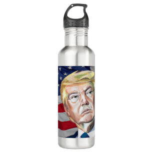 Trump 45. Präsident der USA - Geschenk Edelstahlflasche
