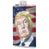 Trump 45. Präsident der USA - Geschenk Flachmann (Links)