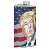 Trump 45. Präsident der USA - Geschenk Flachmann (Rechts)