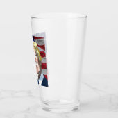 Trump 45. Präsident der USA - Geschenk Glas (Links)