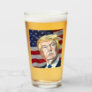 Trump 45. Präsident der USA - Geschenk Glas