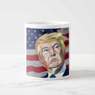 Trump 45. Präsident der USA - Geschenk Jumbo-Tasse