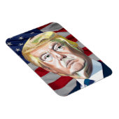 Trump 45. Präsident der USA - Geschenk Magnet (Rechte Seite)